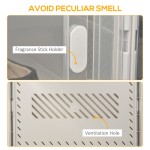 HOMCOM 18 Buah Kotak Sepatu Plastik Transparan yang Dapat Ditumpuk, untuk Ukuran UK/EU 12/46